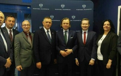 Zdjęcie do Burmistrz Andrzej Pietrasik wziął udział w spotkaniu szef&oacute;w miast i gmin subregionu ciechanowskiego