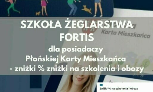 Zdjęcie do Nowy partner w programie Karta Mieszkańca - Szkoła Żeglarstwa Fortis