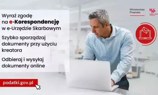Zdjęcie do Wyraź zgodę na e-Korespondencję w e-Urzędzie Skarbowym