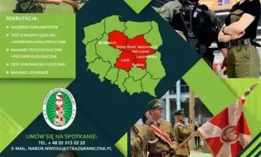 Zdjęcie do Nab&oacute;r kandydat&oacute;w do struktur Nadwiślańskiego Oddziału Straży Granicznej