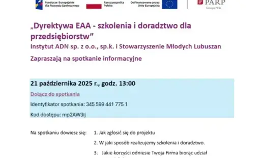 Zdjęcie do Dyrektywa EAA - szkolenia i doradztwo dla przedsiębiorstw