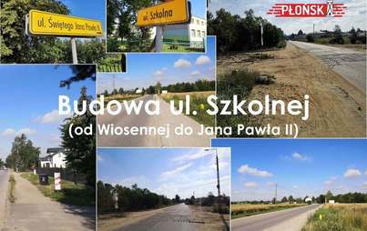 Zdjęcie do Ruszy budowa  ul. Szkolnej w Płońsku