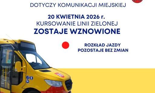 Zdjęcie do Komunikat dot. komunikacji miejskiej