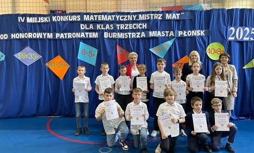 Zdjęcie do IV Miejski Konkurs Matematyczny &bdquo;Mistrz Mat&rdquo;