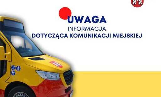 Zdjęcie do Przerwa w kursowaniu autobusu linii ż&oacute;łtej