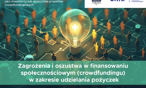 Zdjęcie do Webinarium - Zagrożenia i oszustwa w finansowaniu społecznościowym (crowdfundingu) w zakresie udzielania pożyczek