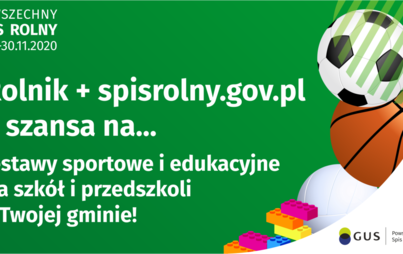 Zdjęcie do Wesprzyj nasze miasto i spisz gospodarstwo rolne!