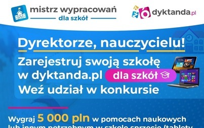 Zdjęcie do Konkurs polonistyczny z nagrodami dla szk&oacute;ł oraz dla uczni&oacute;w