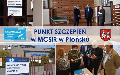 Zdjęcie do Powszechny punkt szczepień w MCSiR w Płońsku