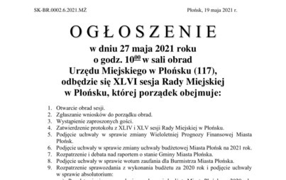 Zdjęcie do XLVI sesja Rady Miejskiej