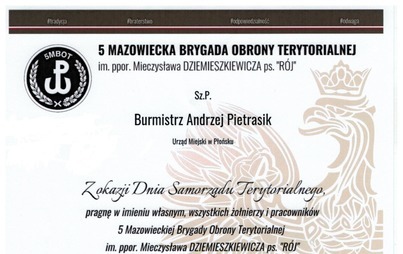 Zdjęcie do Życzenia z okazji Dnia Samorządu Terytorialnego