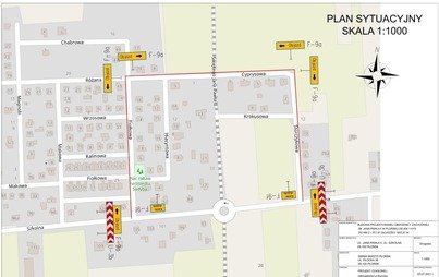 Zdjęcie do Zmiana organizacji ruchu w związku z budową rond na obwodnicy zachodniej