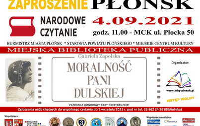 Zdjęcie do Narodowe Czytanie 2021