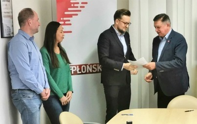 Zdjęcie do Podpisanie umowy na wykonanie inwestycji pn. &quot;Budowa kanalizacji deszczowej w Płońsku&quot;