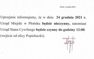 Zdjęcie do Informacja