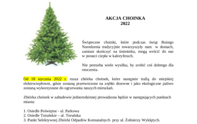 Zdjęcie do Akcja choinka 2022