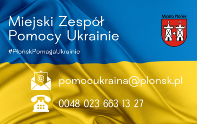Zdjęcie do Miejski Zesp&oacute;ł Pomocy Ukrainie