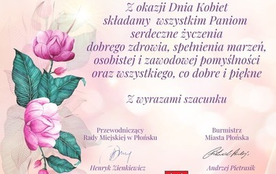 Zdjęcie do Życzenia z okazji Dnia Kobiet