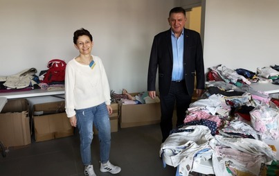 Zdjęcie do Punkt z odzieżą dla uchodźc&oacute;w z Ukrainy