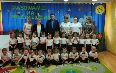 Zdjęcie do Pasowanie na przedszkolaka w Przedszkolu Nr 5