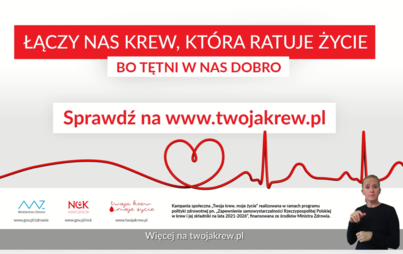 Zdjęcie do Spot reklamowy Regionalnego Centrum Krwiodawstwa i Krwiolecznictwa w Warszawie