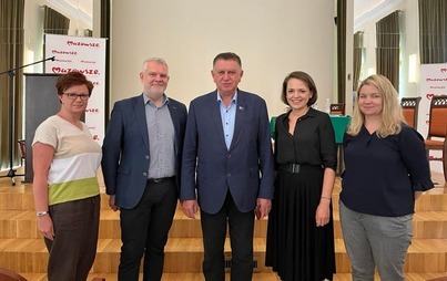 Zdjęcie do Spotkanie przedstawicieli gmin i starostw w Opinog&oacute;rze