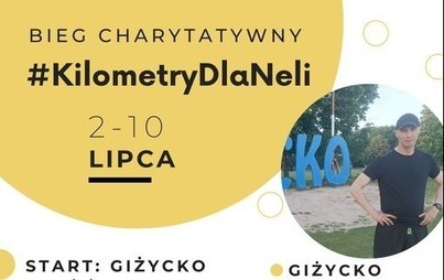 Zdjęcie do Bieg Charytatywny z Giżycka do Łodzi dla Neli