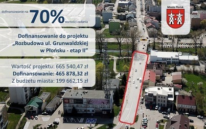 Zdjęcie do Gmina Miasto Płońsk z kolejnym dofinansowaniem 