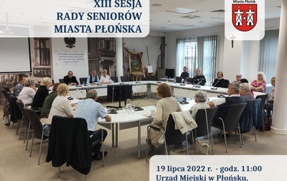 Zdjęcie do XIII Sesja Rady Senior&oacute;w Miasta Płońska