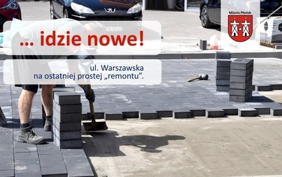 Zdjęcie do Ulica Warszawska na ostatniej prostej "remontu"