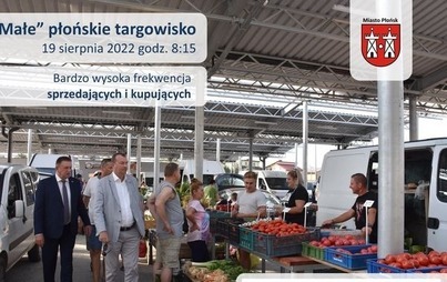Zdjęcie do Niecodzienny gość na naszym "małym" płońskim targowisku