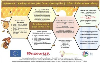 Zdjęcie do Apiterapia i Miodosytnictwo jako forma dywersyfikacji źr&oacute;deł dochodu pszczelarzy
