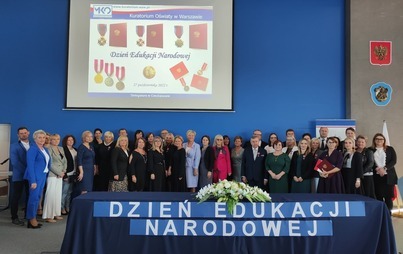 Zdjęcie do Wręczenie nagr&oacute;d z okazji Dnia Edukacji Narodowej