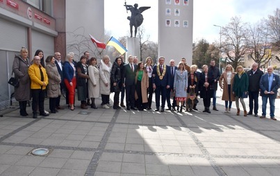 Zdjęcie do Sekretarz Ambasady&nbsp;Ukrainy w RP i delegacja z Berdyczowa na sesji Rady Miejskiej w Płońsku