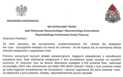 Zdjęcie do NIE WYPALAJMY TRAW!