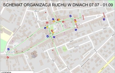 Zdjęcie do Nowa organizacja ruchu w płońskim rynku
