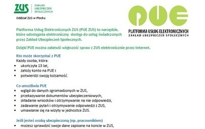 Zdjęcie do Kampania informacyjna dot. platformy PUE ZUS