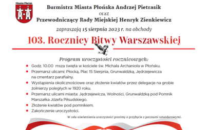 Zdjęcie do 103. Rocznica Bitwy Warszawskiej
