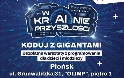 Zdjęcie do Jak najlepiej zapoznać dziecko ze sztuczną inteligencją? Dzięki bezpłatnym warsztatom &ndash; Koduj z Gigantami