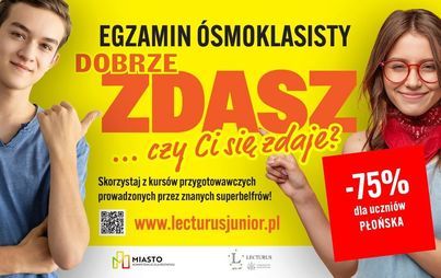 Zdjęcie do Kursy online przygotowujące do egzaminu &oacute;smoklasisty i maturalnego