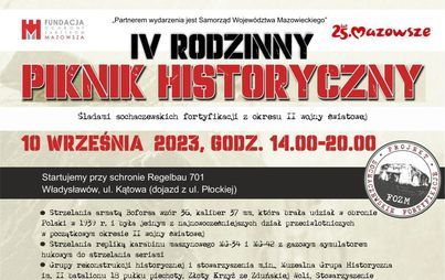 Zdjęcie do IV Rodzinny Piknik Historyczny na sochaczewskich schronach