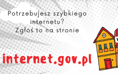 Zdjęcie do Potrzebujesz szybkiego internetu? Zgłoś to na stronie internet.gov.pl