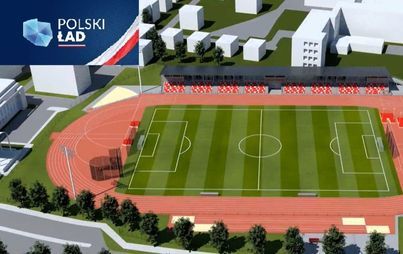 Zdjęcie do Inwestycja pn. &bdquo;Budowa stadionu miejskiego w Płońsku&rdquo; na liście projekt&oacute;w, kt&oacute;re otrzymają dofinansowanie w ramach &oacute;smej edycji Rządowego Programu Inwestycji Strategicznych