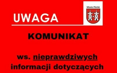 Zdjęcie do Komunikat Urzędu Miejskiego w Płońsku
