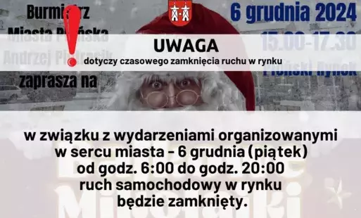 Zdjęcie do Czasowe zamknięcie ruchu w rynku&nbsp;