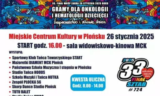 Zdjęcie do Finał Wielkiej Orkiestry Świątecznej Pomocy w Płońsku