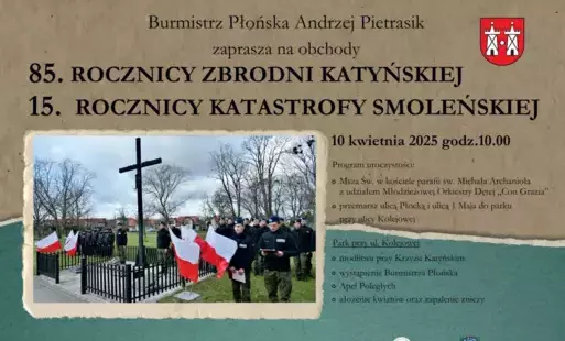 Zdjęcie do OBCHODY 85. ROCZNICY ZBRODNI KATYŃSKIEJ ORAZ 15. ROCZNICY KATASTROFY SMOLEŃSKIEJ