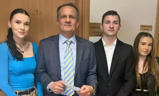 Zdjęcie do Wizyta uczni&oacute;w ZS Nr 1 w Urzędzie Miasta