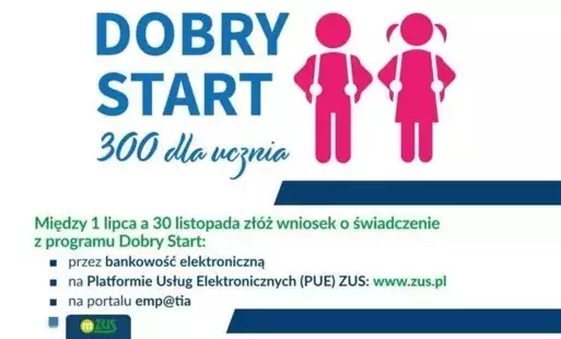 Zdjęcie do Dobry Start razem z ZUS &ndash; wnioski od 1 lipca 2025 r.