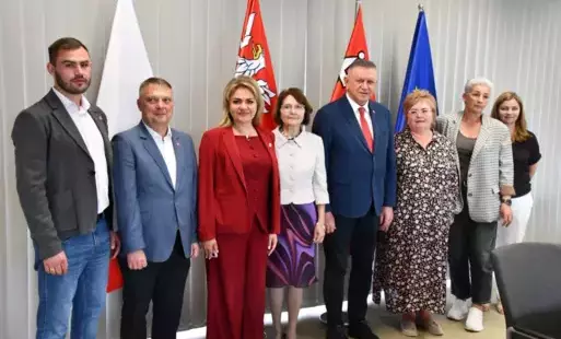 Zdjęcie do Delegacja z Berdyczowa w Płońsku